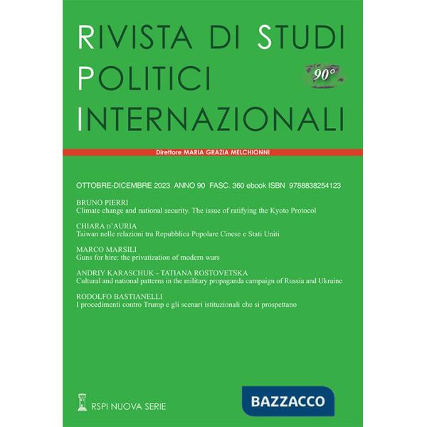 Rivista di studi politici internazionali (2023). Vol. 4