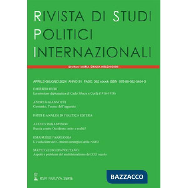 Rivista di studi politici internazionali (2024). Vol. 2