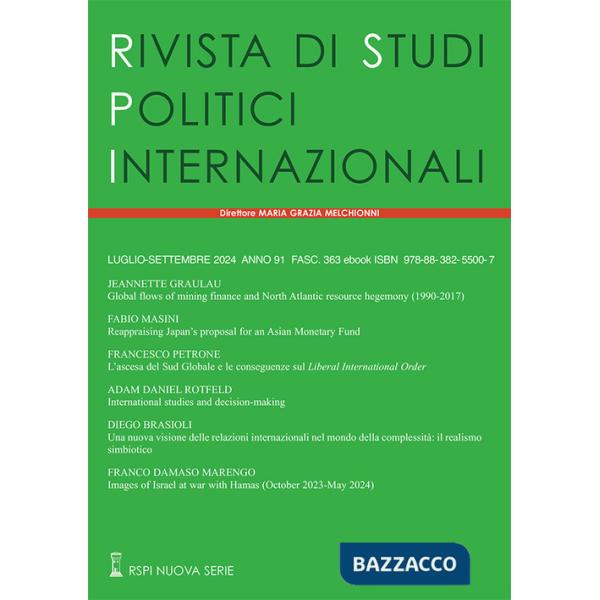 Rivista di studi politici internazionali (2024). Vol. 3