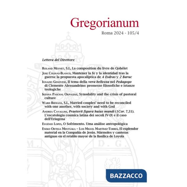 Gregorianum (2024). Vol. 105/3