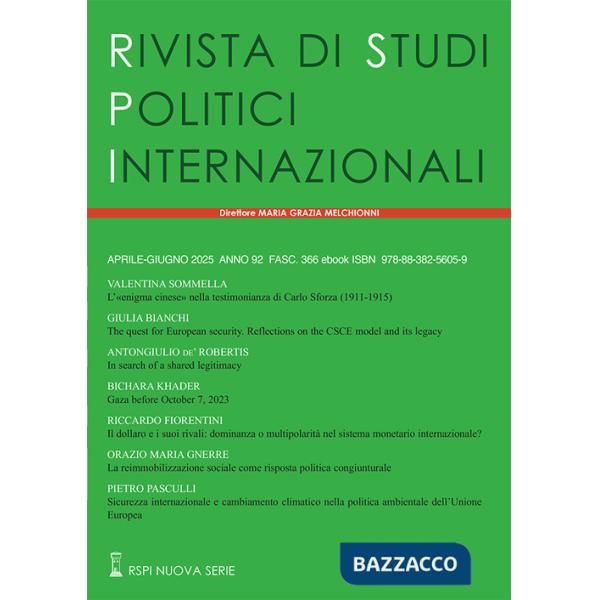 Rivista di studi politici internazionali (2025). Vol. 2