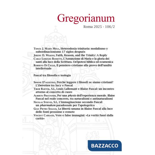 Gregorianum (2025). Vol. 2