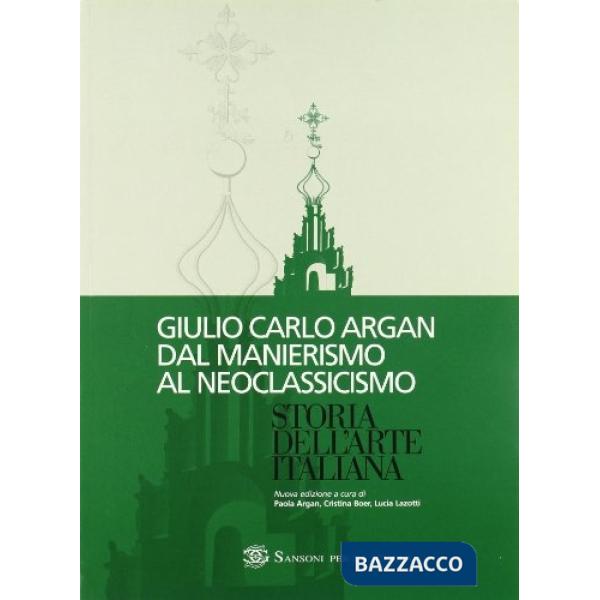 DAL MANIERISMO AL NEOCLASSICISMO