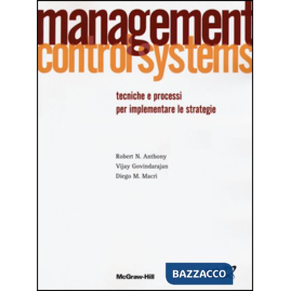 Management control systems. Tecniche e processi per implementare le strategie