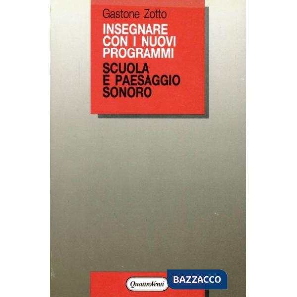 Scuola e paesaggio sonoro