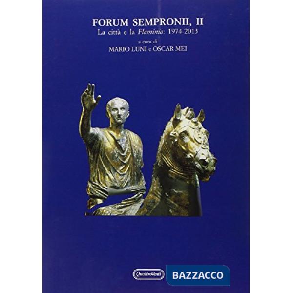 Forum sempronii, II. Scavi e ricerche 1974-2013