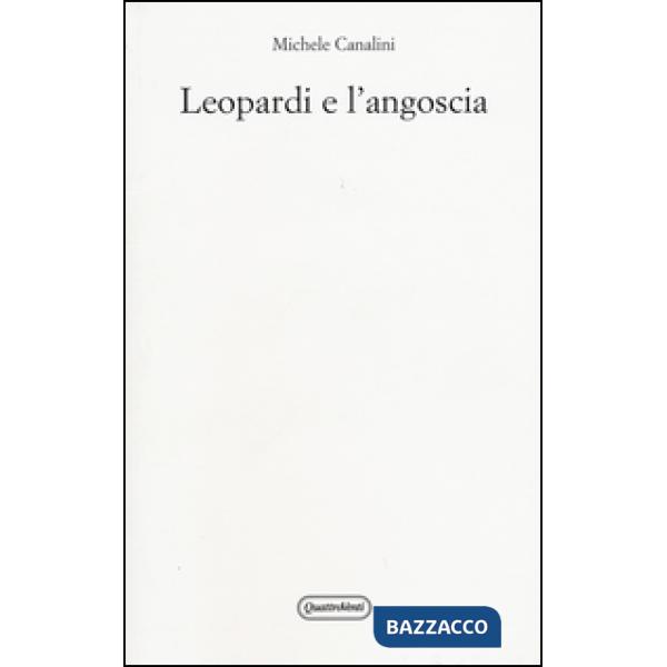 Leopardi e l'angoscia