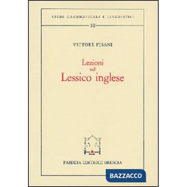 Lezioni sul lessico inglese