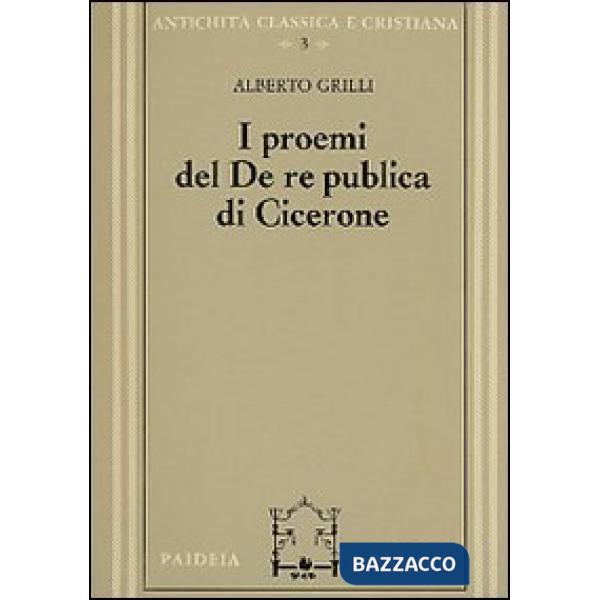 Proemi del De republica di Cicerone (I)