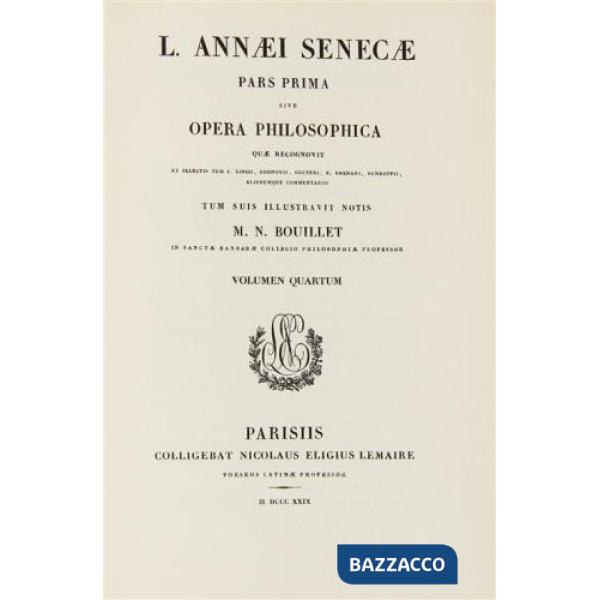 Opera Philosophica (rist. anast. Parigi, 1827 ss.). Vol. 4: Epistolae morales, F