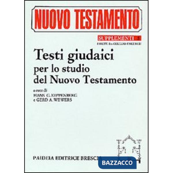 Testi giudaici per lo studio del Nuovo Testamento