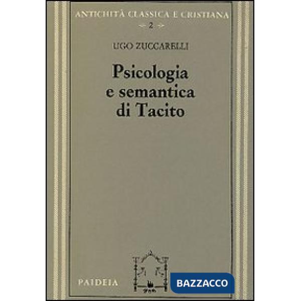 Psicologia e semantica di Tacito