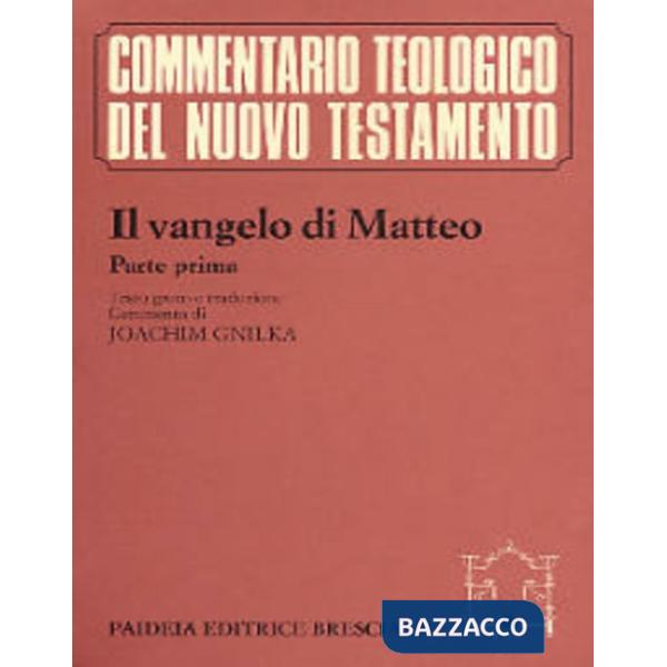 Vangelo di Matteo. Testo greco e traduzione (Il). Vol. 1