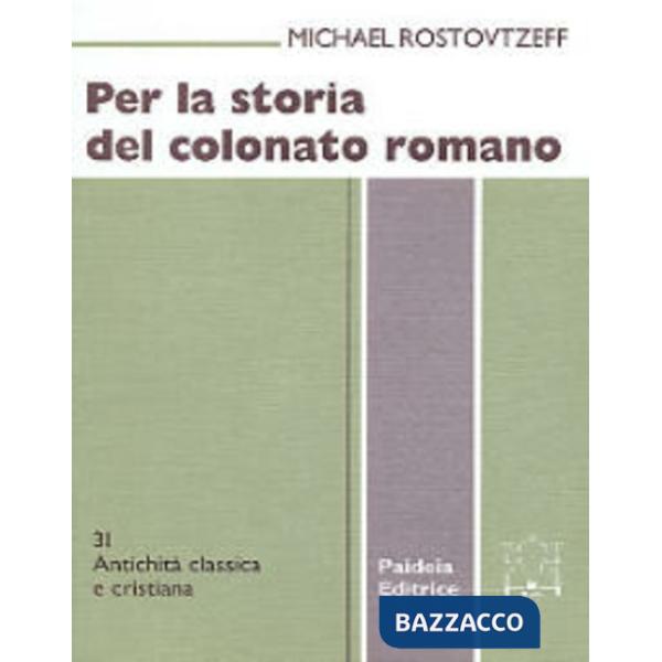 Per la storia del colonnato romano