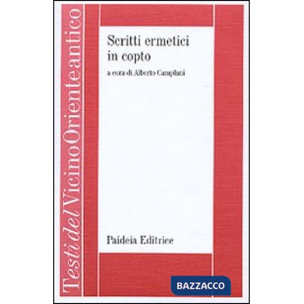 Scritti ermetici in copto. L'ogdoade e l'enneade, preghiera di ringraziamento, f