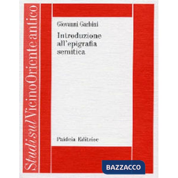 Introduzione all'epigrafia semitica