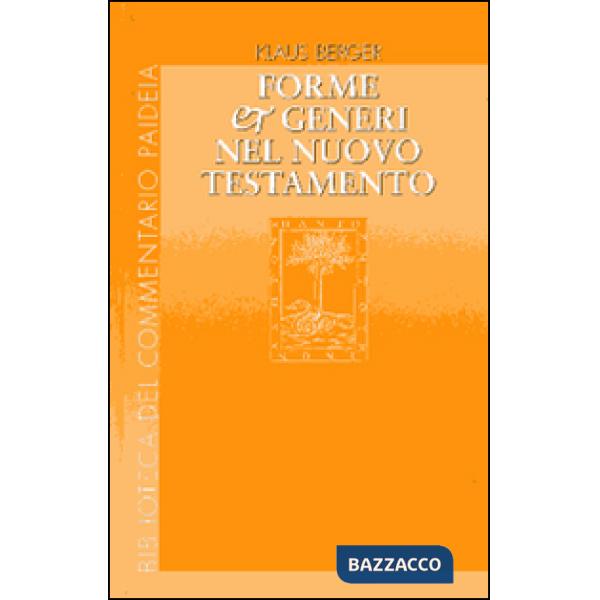 Forme e generi nel Nuovo Testamento
