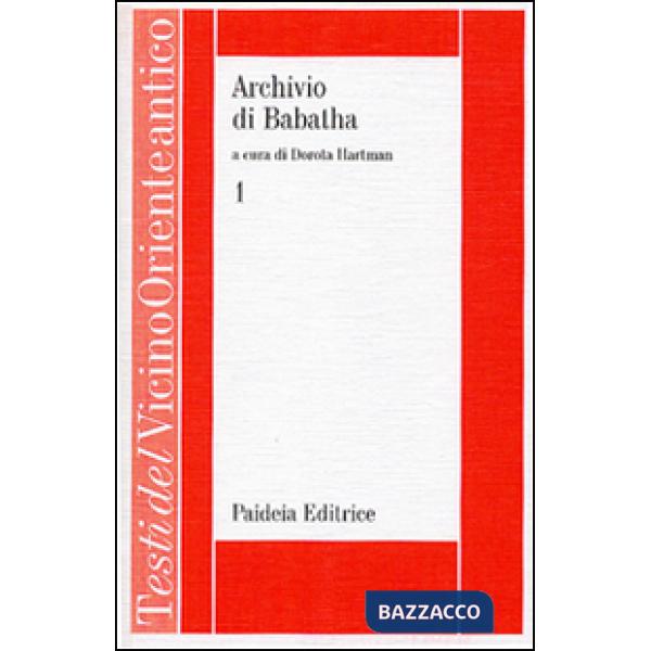 Archivio di Babatha. Testi greci e Ketubbah. Vol. 1