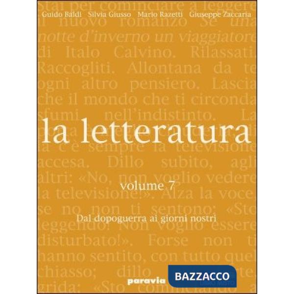 LA LETTERATURA 7