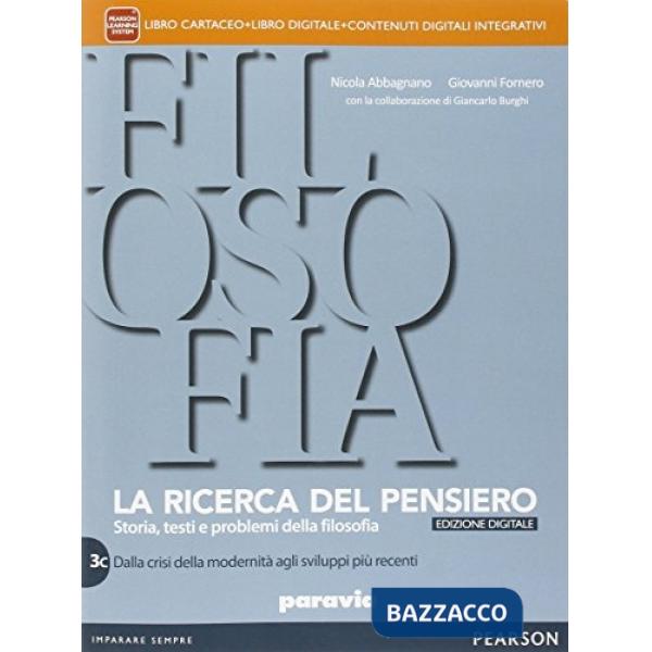 RICERCA PENSIERO 3C VOL + ITE + DIDA