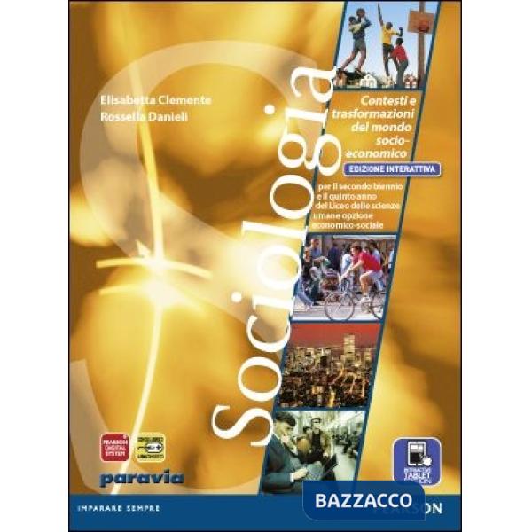 SOCIOLOGIA. CONTESTI TRASFORMAZ ITE + DIDASTORE