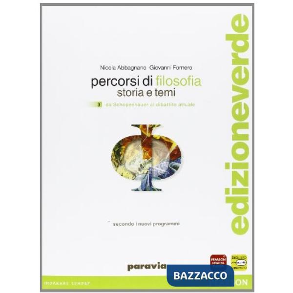 PERCORSI FILOSOFIA 3 EDIZ. VERDE + DIZ. FILOS