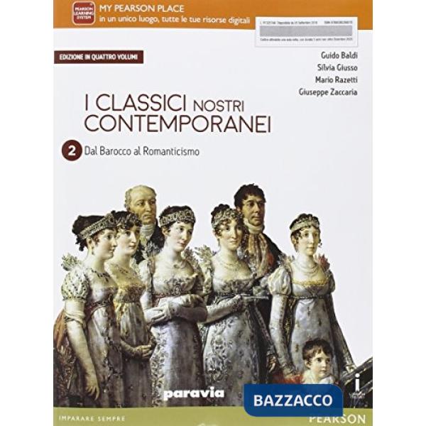 CLASSICI NOSTRI CONTEMPORANEI ED. 4 VOLUMI 2 VOL + ITE + DIDASTO