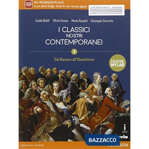 CLASSICI NOSTRI CONTEMPORANEI 3 MYLAB VOL + ITE + DIDA + MYLAB