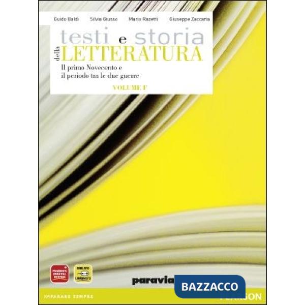 TESTI E STORIA DELLA LETTERATURA F 2011