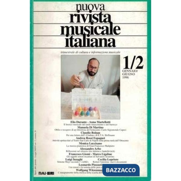 Nuova rivista musicale italiana (1996) vol. 1-2