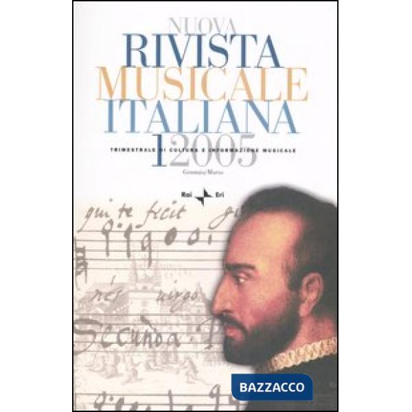 Nuova rivista musicale italiana (2005). Vol. 1