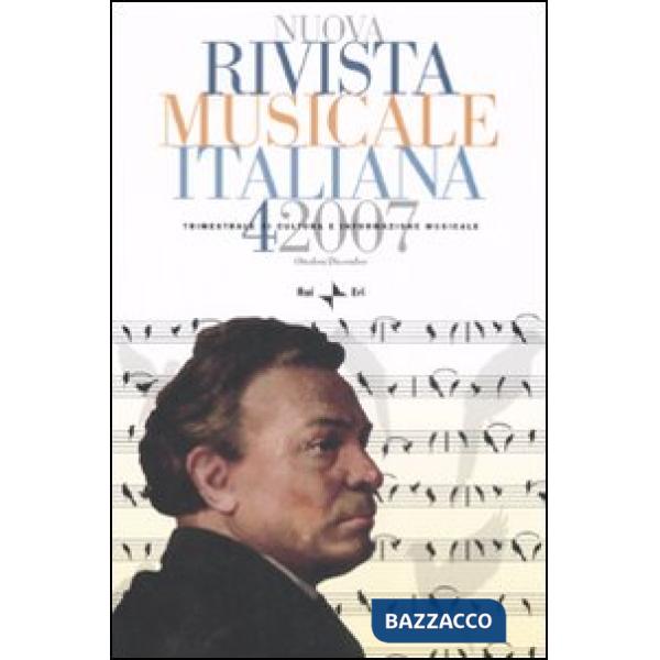Nuova rivista musicale italiana (2007). Vol. 4