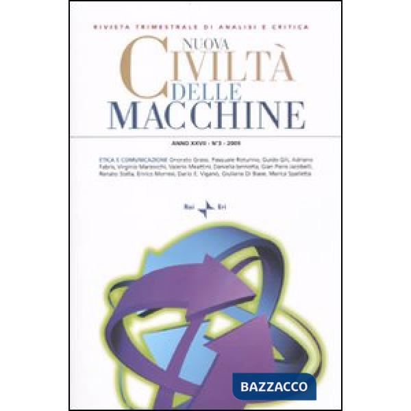 Nuova civiltà delle macchine (2009). Vol. 3