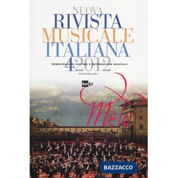 Nuova rivista musicale italiana (2012). Vol. 4
