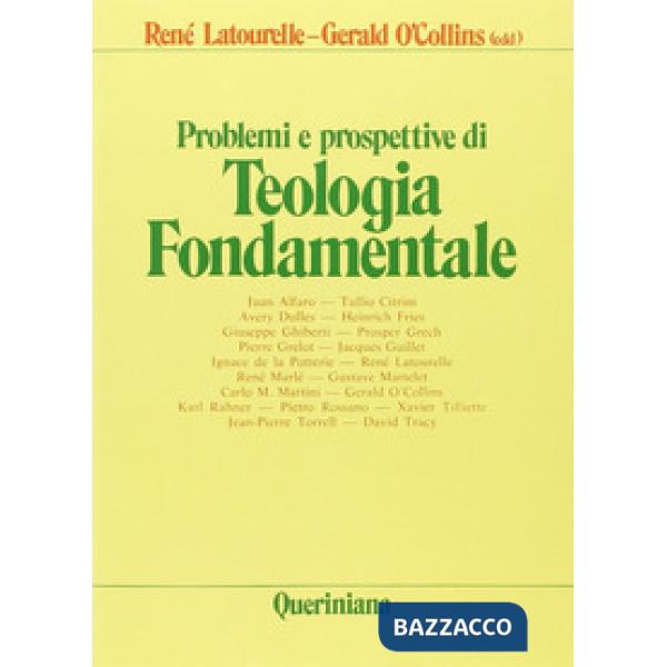 Problemi e prospettive di teologia fondamentale
