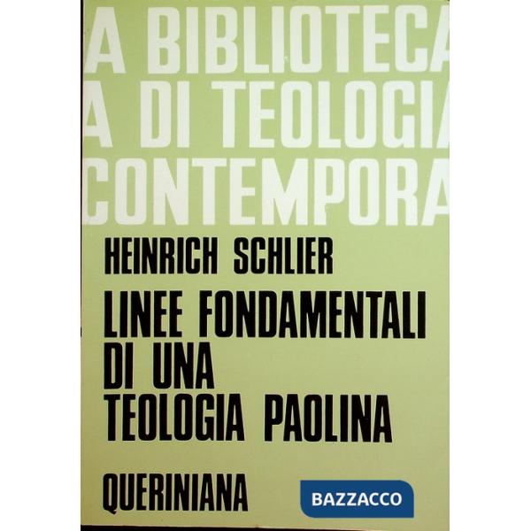Linee fondamentali di una teologia paolina