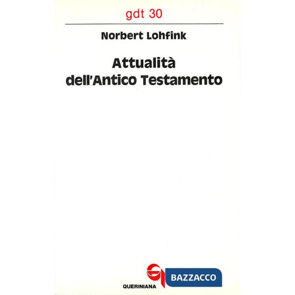 Attualità dell'Antico Testamento