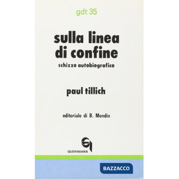 Sulla linea di confine. Schizzo autobiografico