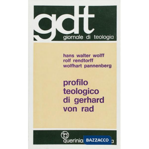 Profilo teologico di Gerhard von Rad