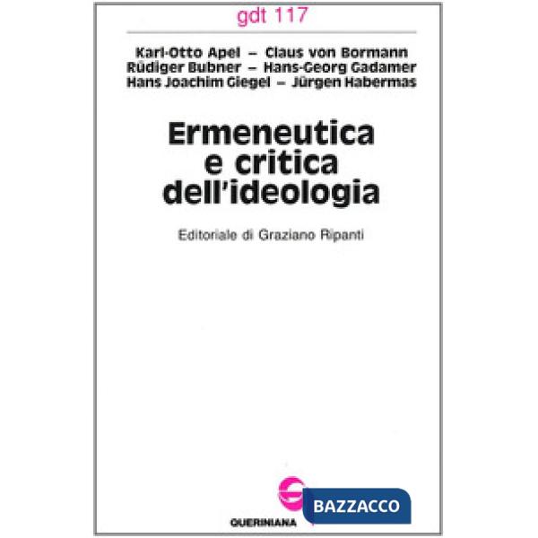 Ermeneutica e critica dell'ideologia