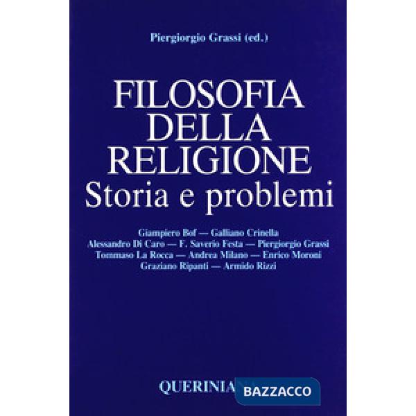 Filosofia della religione. Storia e problemi