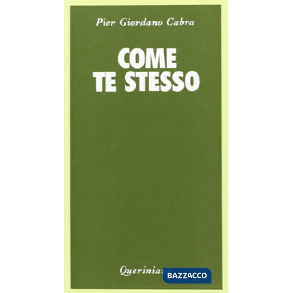 Come te stesso. Meditazione sulla missione