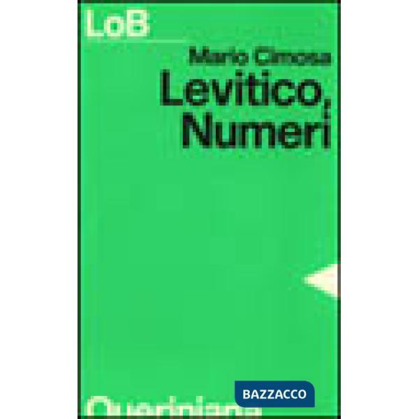 Levitico, Numeri. Un popolo libero per il servizio di Dio