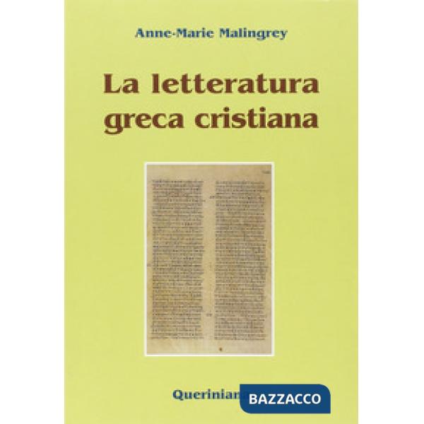 Letteratura greca cristiana (La)