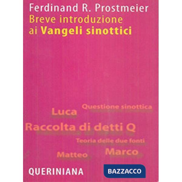 Breve introduzione ai vangeli sinottici