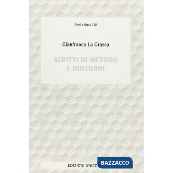 Scritti di metodo e dintorni