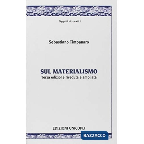 Sul materialismo