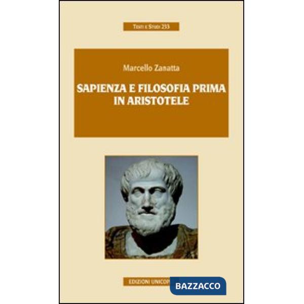 Sapienza e filosofia prima in Aristotele