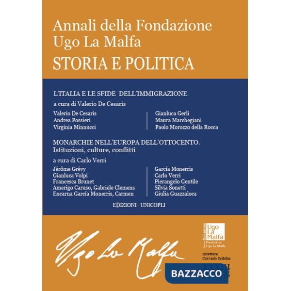 Annali della Fondazione Ugo La Malfa. Storia e politica (2018). Vol. 33