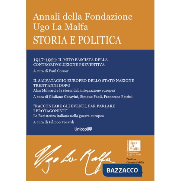 Annali della Fondazione Ugo La Malfa. Storia e politica (2020). Vol. 35